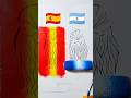 Argentina🇦🇷Vs Spain🇪🇸who win?#art #craft #fifa #worldcup #football #argentina #spain #shorts
