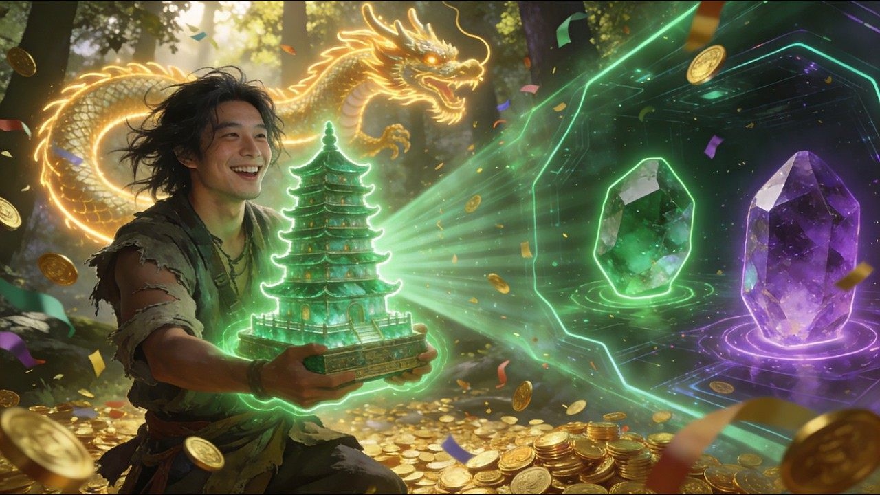 【新🔥劇🔥它🔥來🔥了】🔥偶得翡翠寶塔異能，窮小子靠透視與空間系統，發大財...