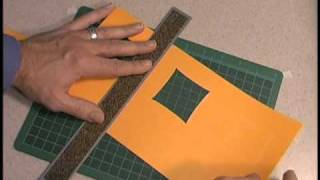 Pinched Window Card Making Template