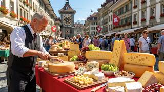 MARCHÉ TRADITIONNEL SUISSE DU FROMAGE À BERNE 🇨🇭 | MARCHÉ FERMIER EN SUISSE