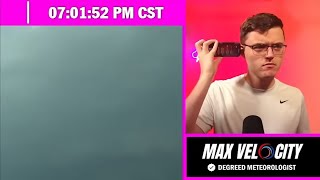 Max Velocity Got PRANKED During LIVE Tornado Overage