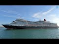 Crucero QUEEN ELIZABETH saliendo del Puerto de Cádiz