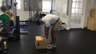 Toes Elevated Toe Touch Box Breathing