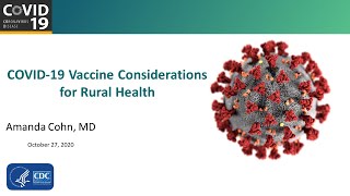 COVID-19 Vaccine Considerations for Rural Health