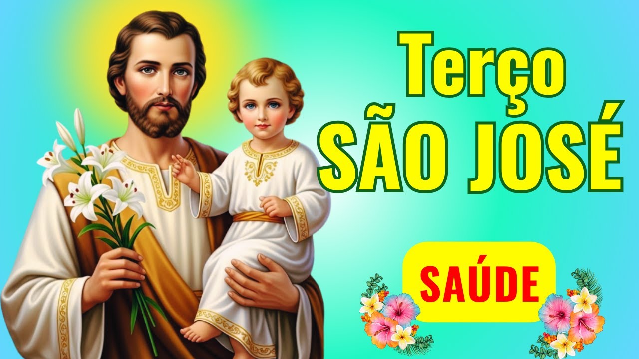 📿 TERÇO DE SÃO JOSÉ REZE HOJE 🍀💞