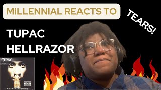 Famous Millennial Reacts to Tupac - Hellrazor (First time hearing) - Reaction Profile