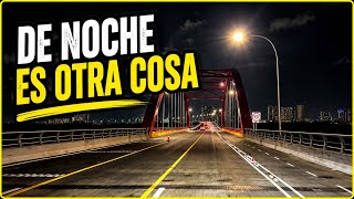 “El puente Nichupté de NOCHE 😱✨ Cancún se ve totalmente diferente”