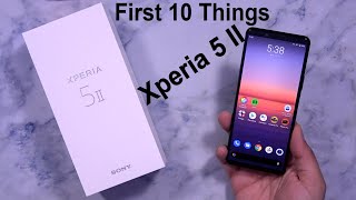 Sony Xperia 5 ii  First 10 Things To Do (Tips And Tricks) First Things First