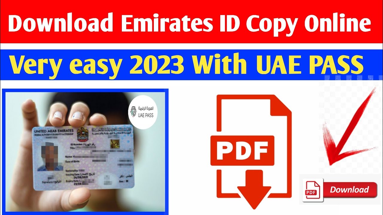 How To Download Emirates ID Copy Online How To Download Emirates ID How To Download Emirates ID Copy Online How To Download Emirates ID
