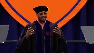 Hall of Famer Carmelo Anthony gives commencement speech at Syracuse