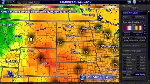 ATMOGRAPH ModelVis - Live Data Probing Tool