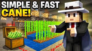 Simple Sugarcane Farm Build in Minecraft Survival