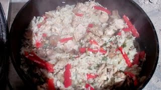 EZ Country Chicken & Rice @outdoorcastironcook
