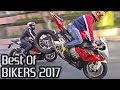 BEST OF BIKERS 2017 - Superbikes on the Streets Wheelies, Burnouts RL & LOUD exhausts!