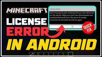 How to Fix MINECRAFT LICENSE ERROR on Mobile Devices? [SOLVED]