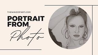 Pencil Drawing Portrait Commission From Photo. Custom Realistic Sketch Real Time Time Lapse screenshot 4