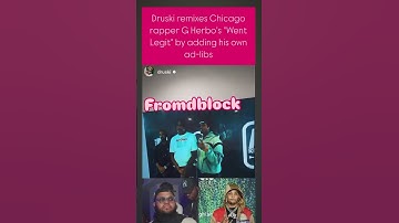 Thumbnail of Druski remixes Chicago rapper G Herbo's "WentLegit" by adding his own ad-libs #druski #beef #kingvon