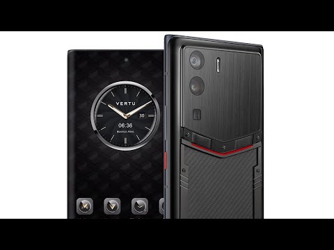 Unpacking Unboxing 2023 Vertu METAVERTU Carbon Black Luxury Phone English Web3 Phone