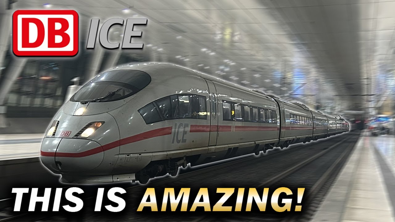 Berlin to Munich in UNDER 4 HOURS at 300km/h on Germany's FASTEST Train - The ICE 3