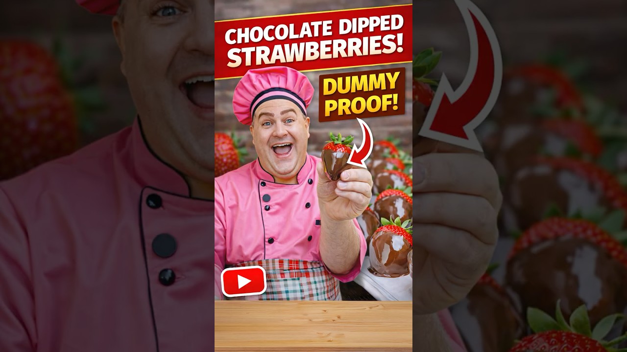 Chocolate Dipped Strawberries made EASY