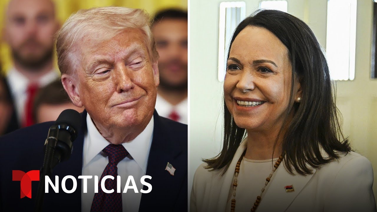 Una reunión y mucha expectativa: la crónica del encuentro entre Trump y Machado | Noticias Telemundo