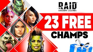 23 EPIC CHAMPION СODES❗Raid Shadow legends FREE Epic Champions🔥2024