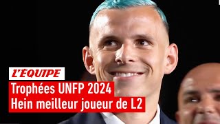 Trophées UNFP 2024 - Gauthier Hein (AJ Auxerre) élu meilleur joueur de L2