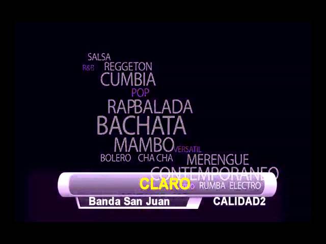 Claro - La poderosa Banda San Juan KARAOKE PISTA DEMO