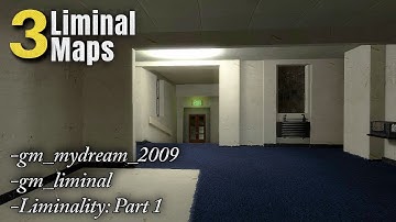 Exploring 3 Liminal Space maps in GMOD VR!