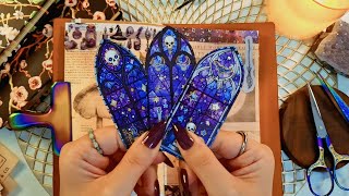 ASMR | Journal With Me | Cozy Scrapbooking | Sound of Rain | Journaling | No Talking