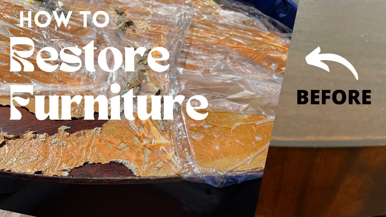 No Paint Furniture Flipping 😲 Let's restore this table to all