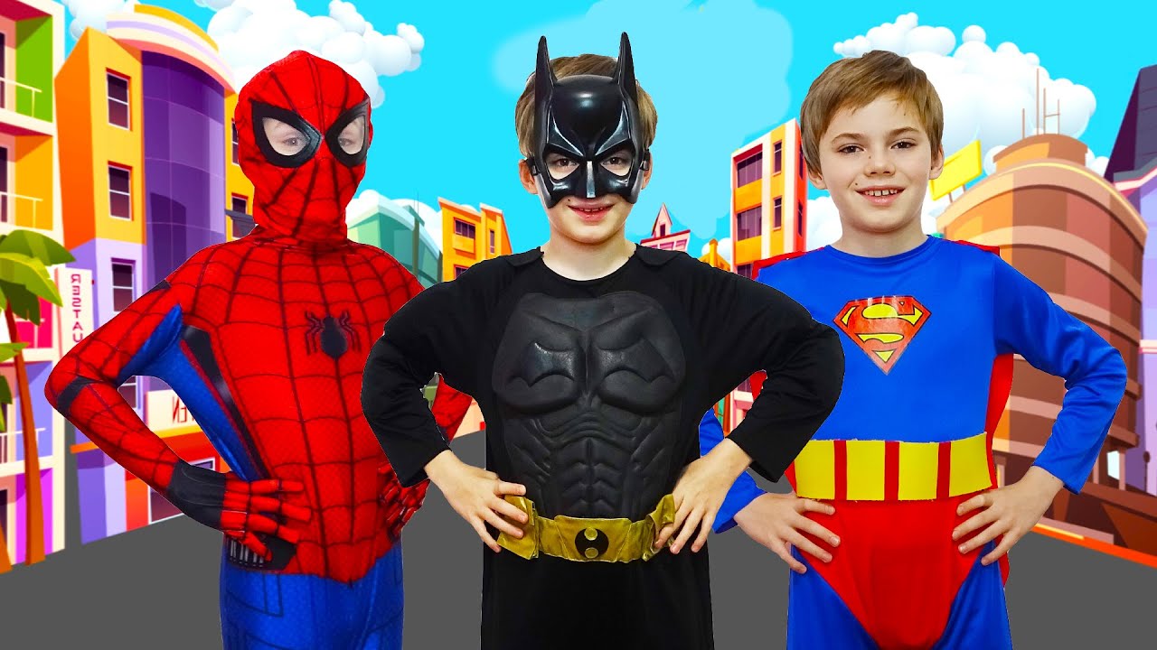 Superhero Theme Songs for Children, With Tune