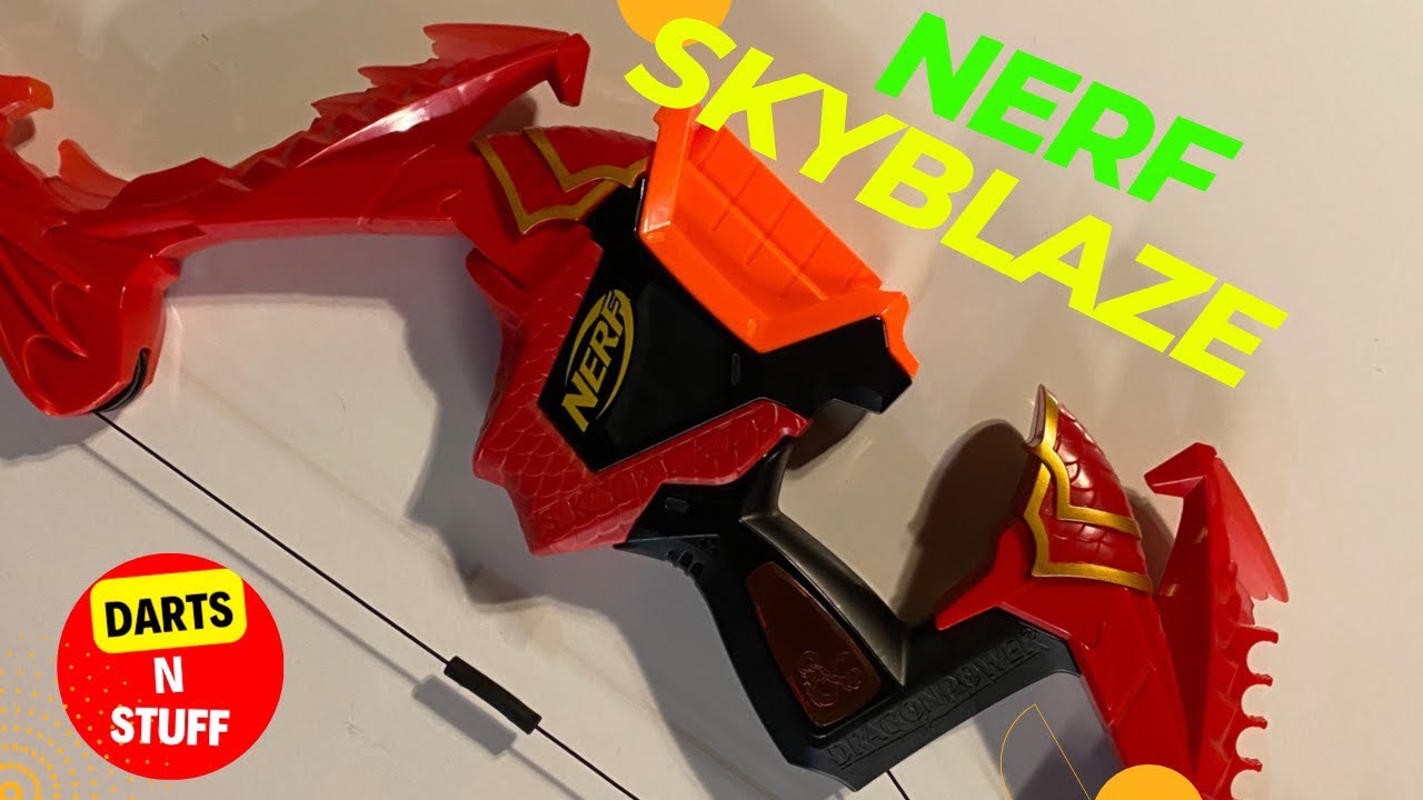 Review Unboxing and Test range of the Nerf Skyblaze - YouTube