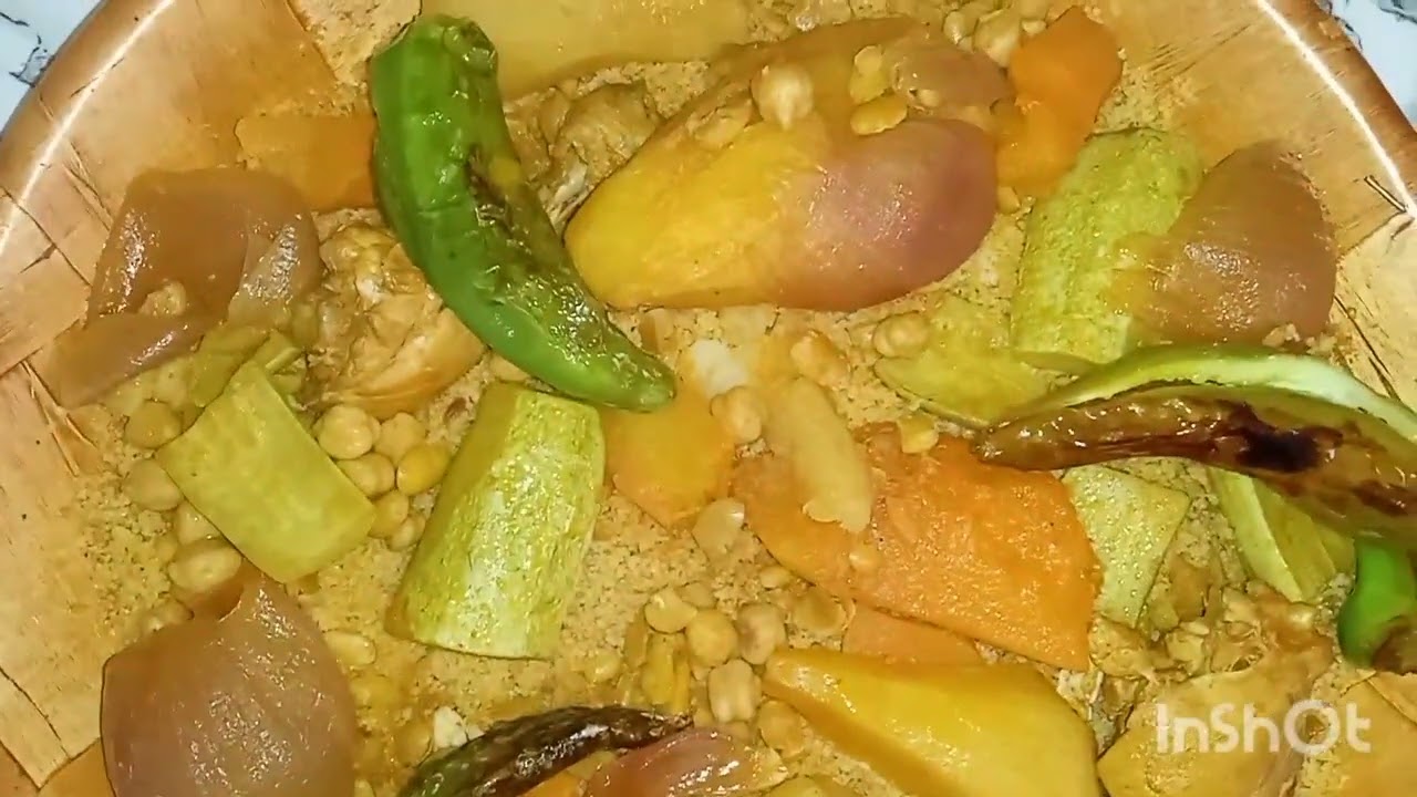 روتين العادة خفيف ومتنوع مع كسكسي بالخضرة /اقتراح نتمنى نعملوه مع بعضنا اش قولكم