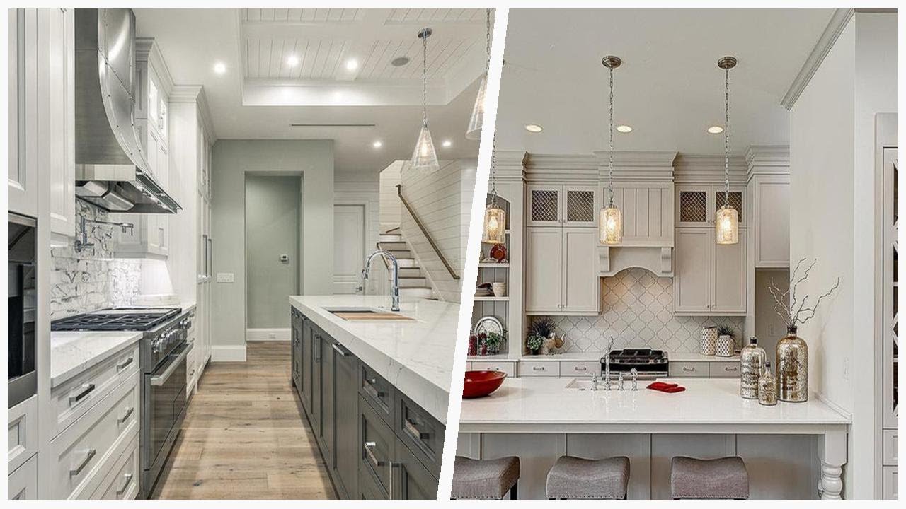 75 Open Concept Kitchen With Gray Cabinets Design Ideas You'll Love 🌈 ...