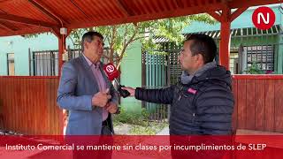 Instituto Comercial se mantiene sin clases por incumplimientos de SLEP