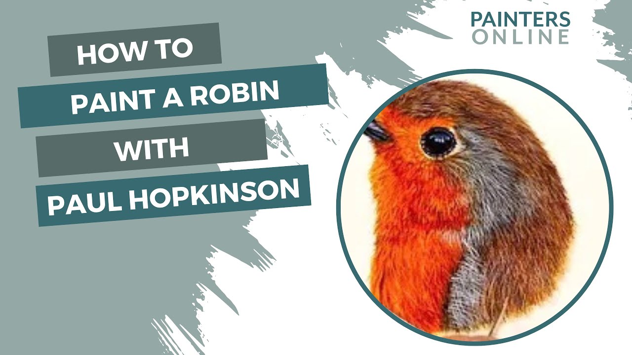 How to paint a robin in watercolour