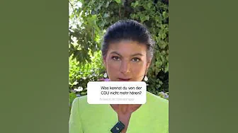 7 politische Fragen an Sahra Wagenknecht 
