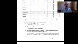 Laboratory 1 Homeostasis Biology 22
