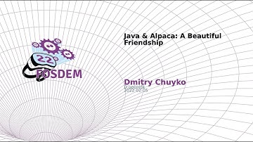 Java & Alpaca: A Beautiful Friendship (Dmitry Chuyko)