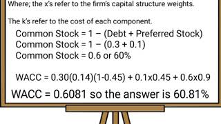 Cost of Capital | What is WACC | WACC Exercises | Weighted Average Cost of Capital (WACC)