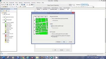 Add a grid. ArcMap