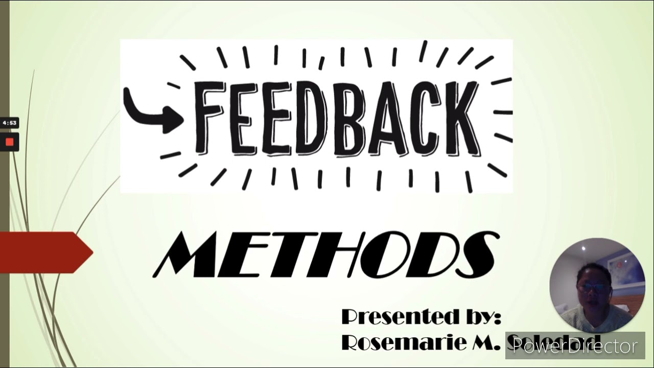 Feedback Methods