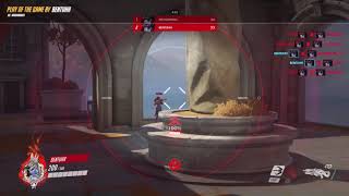 Practicing in Headshot Only lobbies - Widow Clip #4 - Overwatch Custom FFA