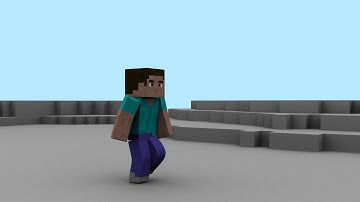 Minecraft Blender (Another better walk test)