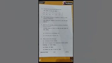 Kumaun University, Business Statistics, Bcom, 2nd Semester, 2023-24 #bcom #exam #study #statistics