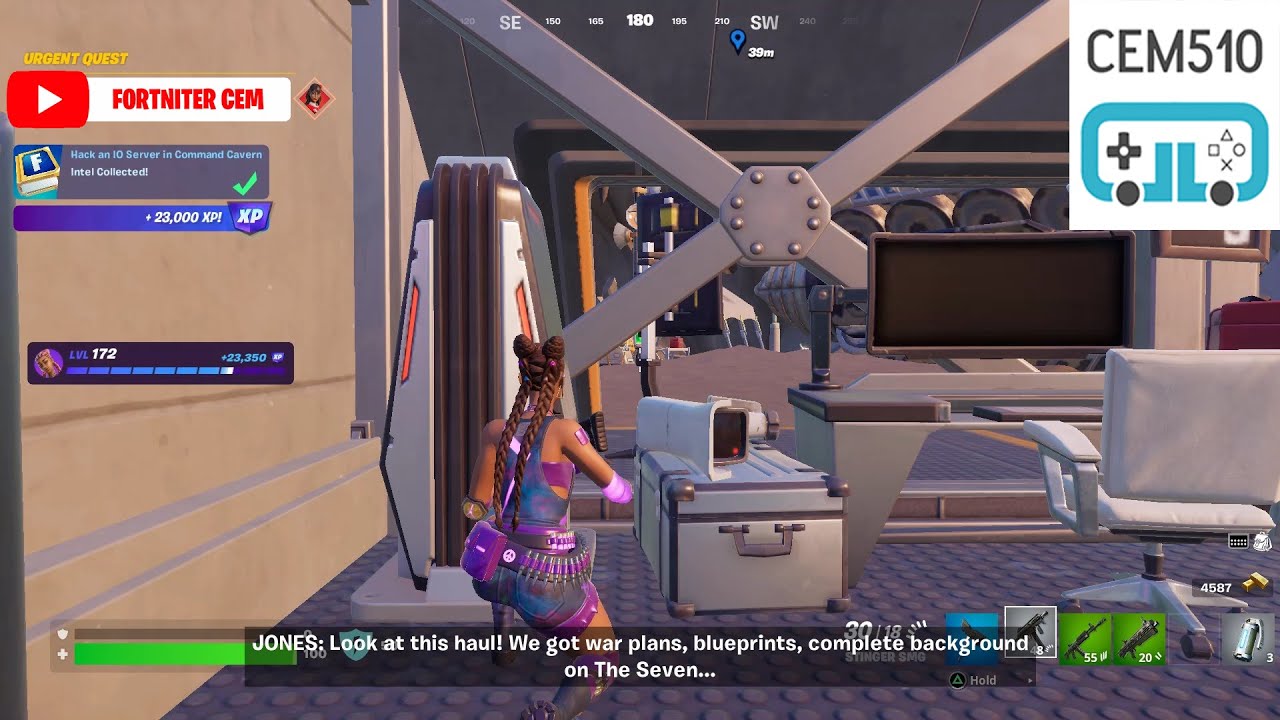 Hack Io Server In Command Cavern Fortnite Hack an IO Server in Command Cavern Fortnite Resistance Quest Week 7
