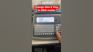 How To Change Date & Time in Dibal Mistral 500 Scales #shorts #fyp #dibalscales #balanza