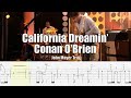 California dreamin live at conan obrian  john mayer trio  guitar tab  playalong