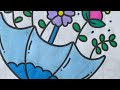 Sped Up Coloring ASMR Umbrella
